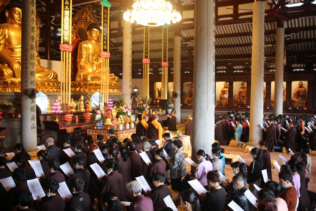 观世音菩萨出家日 || 莆田广化寺为信众举办传授三皈依法会