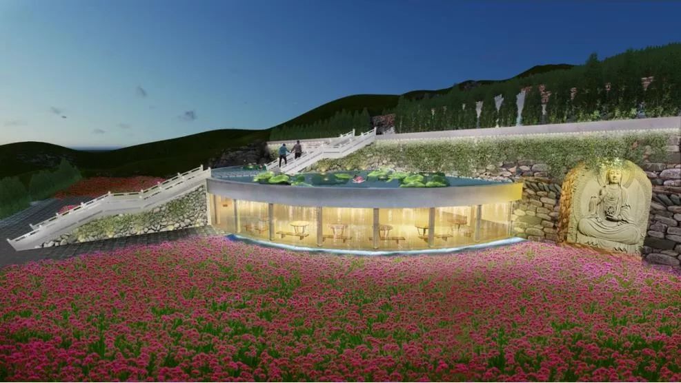 五台山佛教圣地的生态文化旅游综合体，山西省原平市生态文旅游总体规划设计