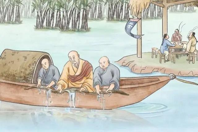明朝一高僧，听见船桨的划水声而参禅，留下四句佛偈无人能懂