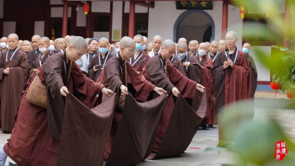 戒幢高树 | 福州象峰崇福寺传授三坛大戒第十九日：正授比丘尼戒