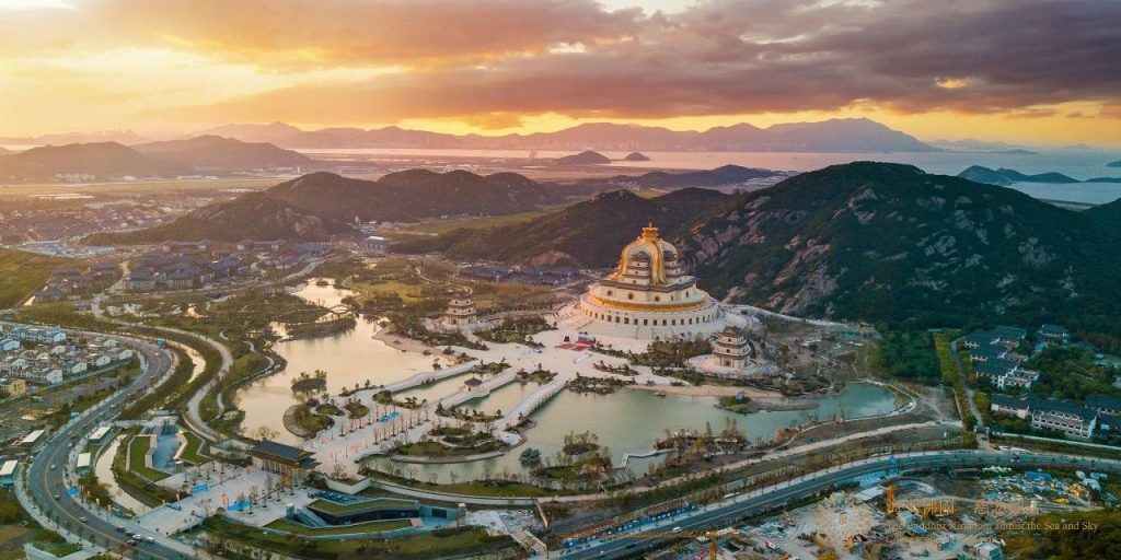 观音法界丨普陀山观音文化园获中国土木工程奖项“詹天佑奖”