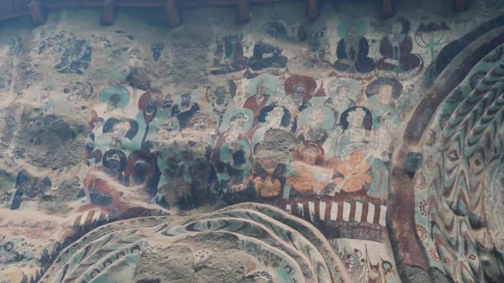 拉梢寺石窟，留存了世界上最大的摩崖浮雕佛像