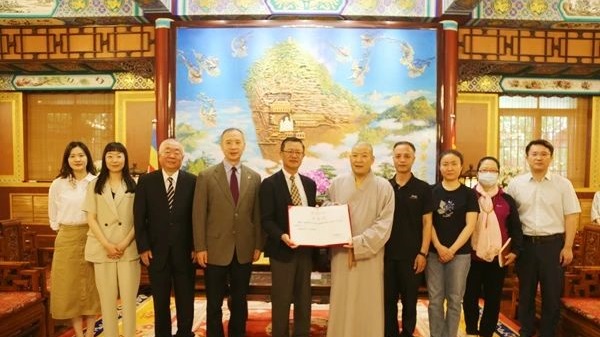 日本阿含宗中国事务局局长史学军 一行拜访中国佛教协会
