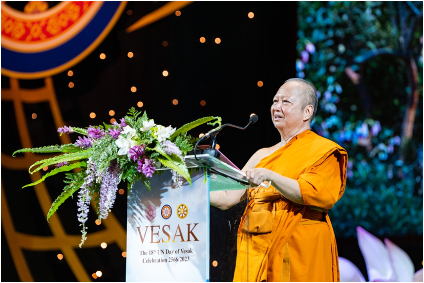 第18届联合国卫塞节庆典大会｜大乘佛教研究中心受邀出席并热烈欢迎中国佛教代表团一行莅临指导参观大乘佛教研究中心