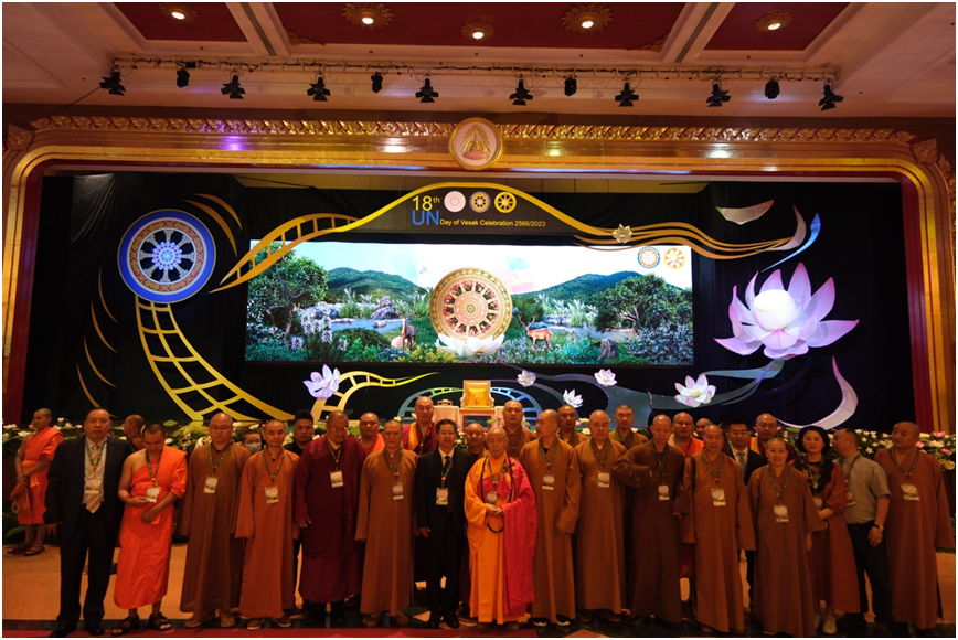 第18届联合国卫塞节庆典大会｜大乘佛教研究中心受邀出席并热烈欢迎中国佛教代表团一行莅临指导参观大乘佛教研究中心