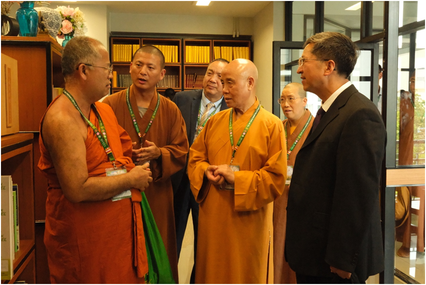 第18届联合国卫塞节庆典大会｜大乘佛教研究中心受邀出席并热烈欢迎中国佛教代表团一行莅临指导参观大乘佛教研究中心