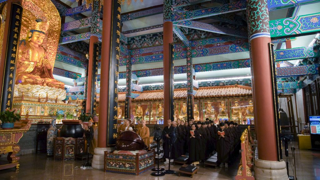 惠来永福禅寺参访团一行赴我寺参访学习