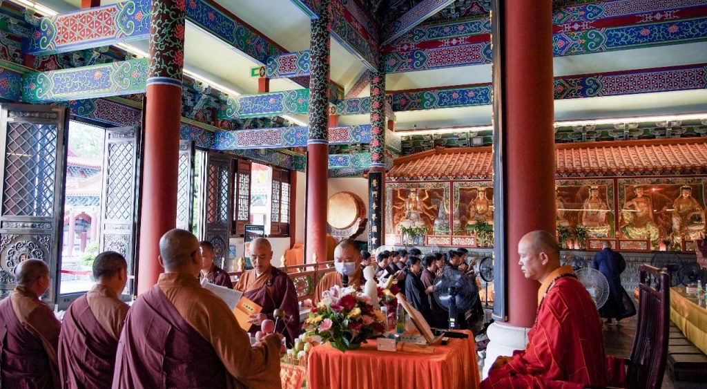 惠来永福禅寺参访团一行赴我寺参访学习