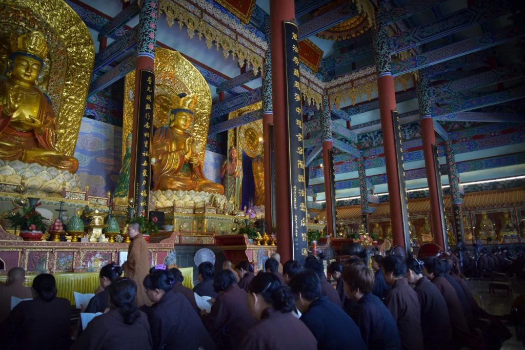 惠来永福禅寺参访团一行赴我寺参访学习