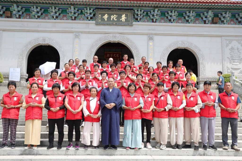惠来永福禅寺参访团一行赴我寺参访学习