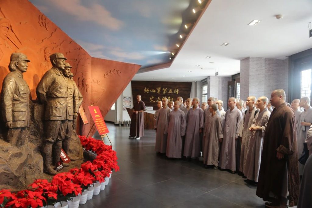 武昌佛学院赴黄陂开展爱国主义教育实践活动