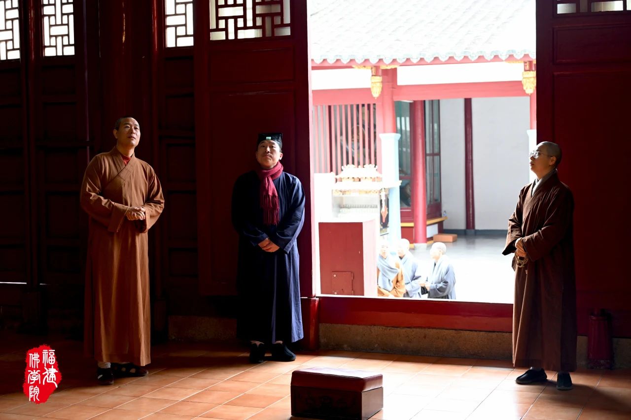 海峡道教学院副院长兼教务长张永宏博士一行莅临福建佛学院女众部参访交流