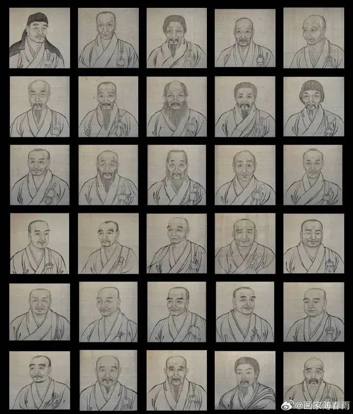 薄春雨：重绘《佛祖道影》疏