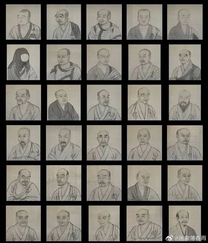 薄春雨：重绘《佛祖道影》疏