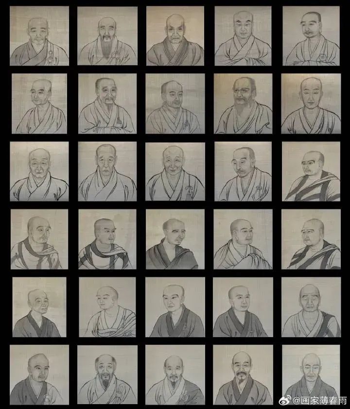 薄春雨：重绘《佛祖道影》疏