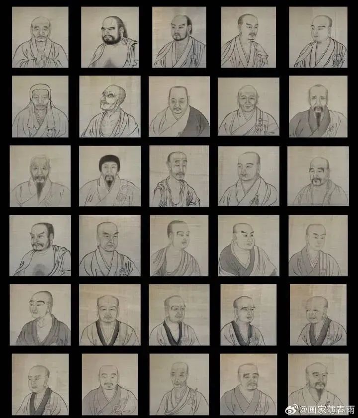 薄春雨：重绘《佛祖道影》疏