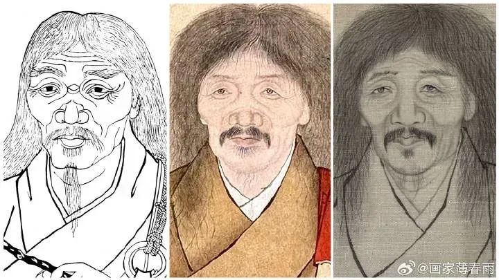 薄春雨：重绘《佛祖道影》疏