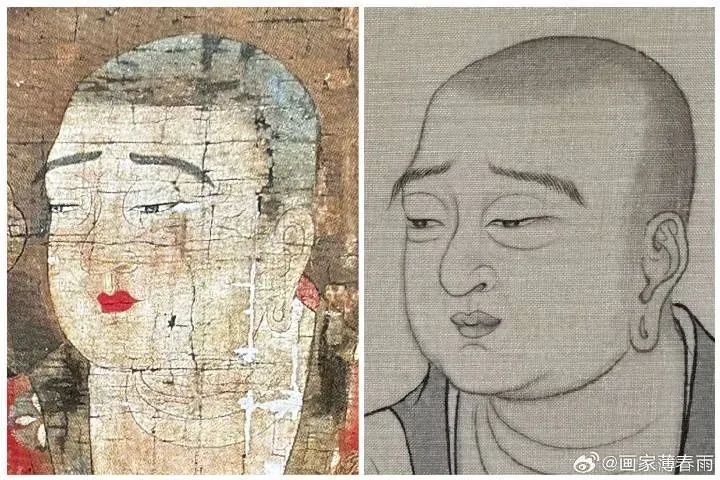 薄春雨：重绘《佛祖道影》疏