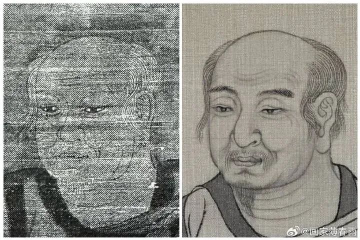 薄春雨：重绘《佛祖道影》疏