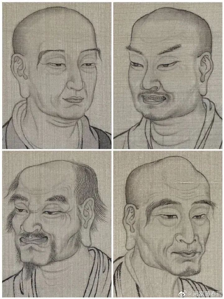 薄春雨：重绘《佛祖道影》疏