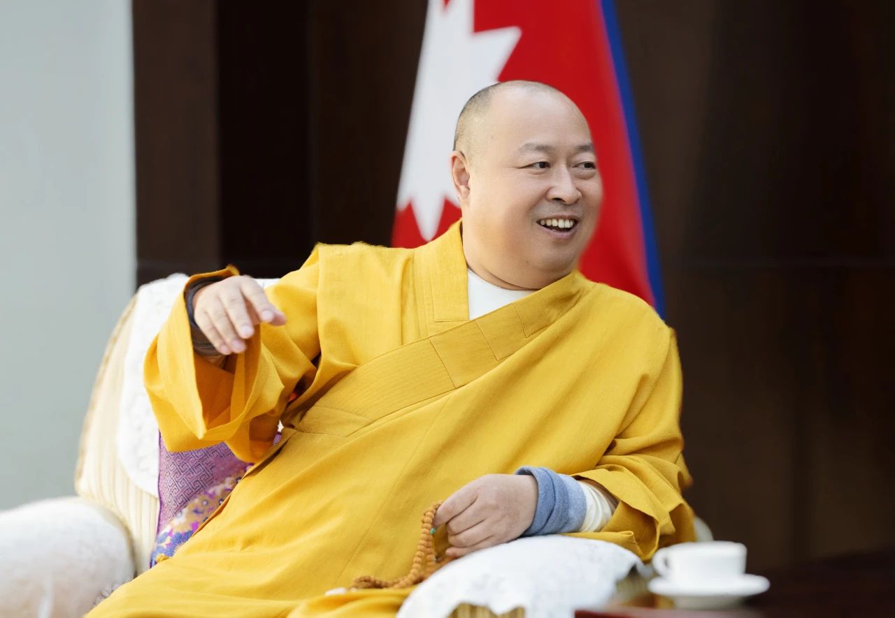 中国驻尼泊尔大使会见印顺大和尚一行