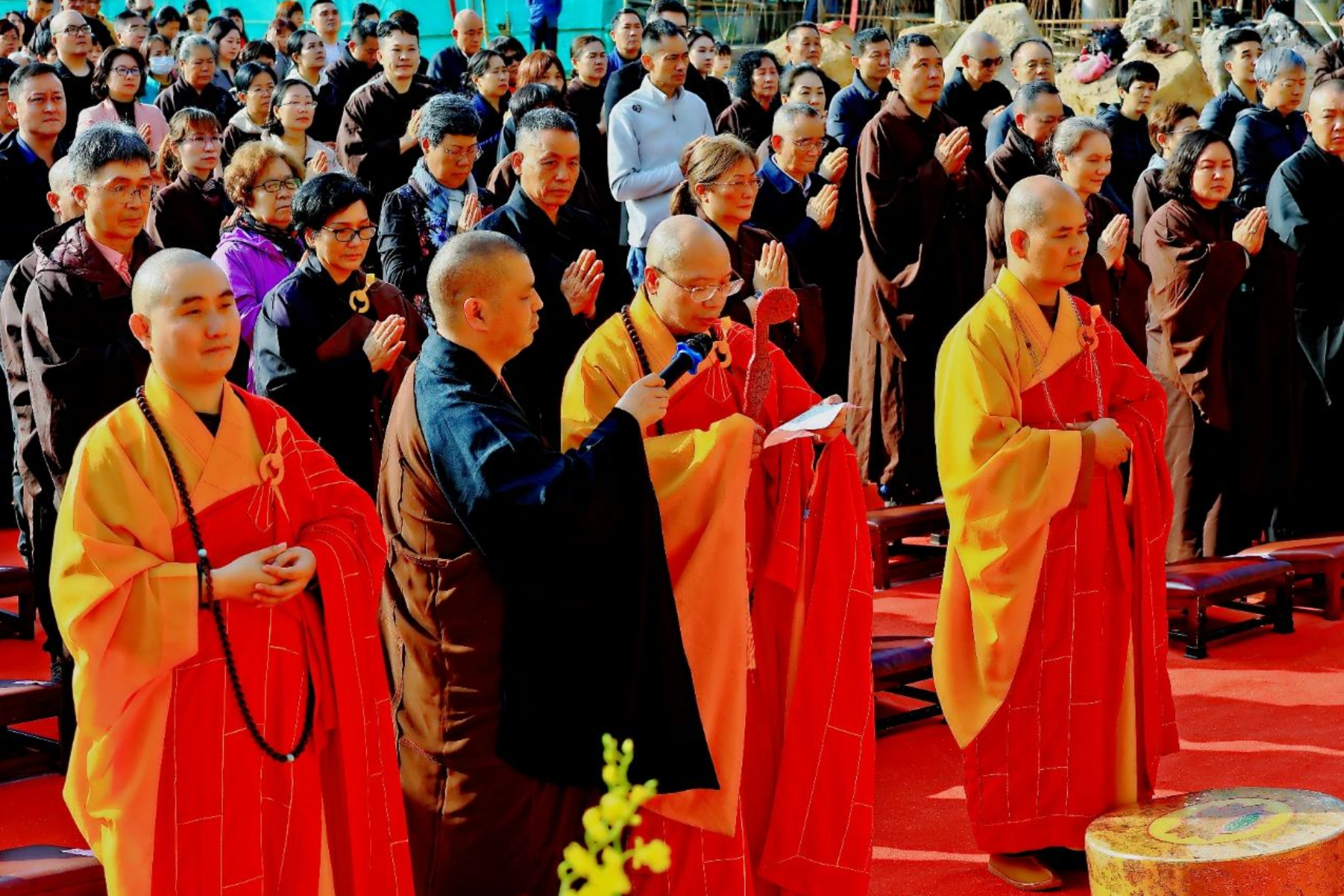 沩仰祖庭今朝重光！韶关东平山正觉禅寺举行大雄宝殿封顶庆典