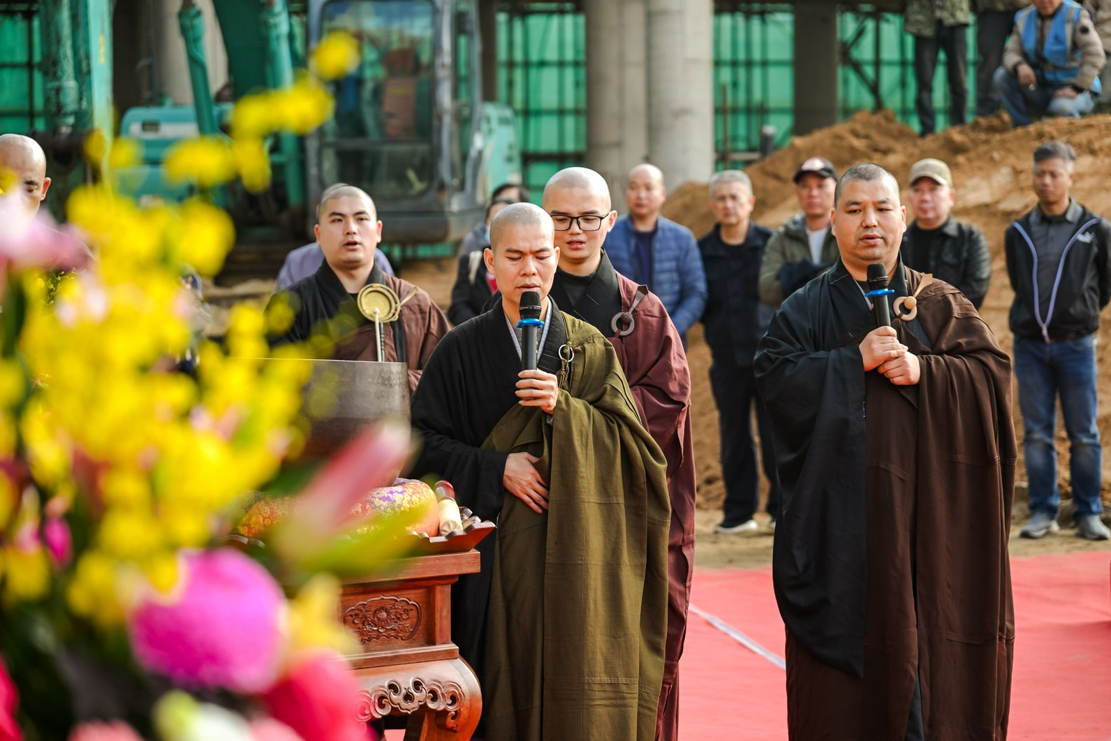 沩仰祖庭今朝重光！韶关东平山正觉禅寺举行大雄宝殿封顶庆典
