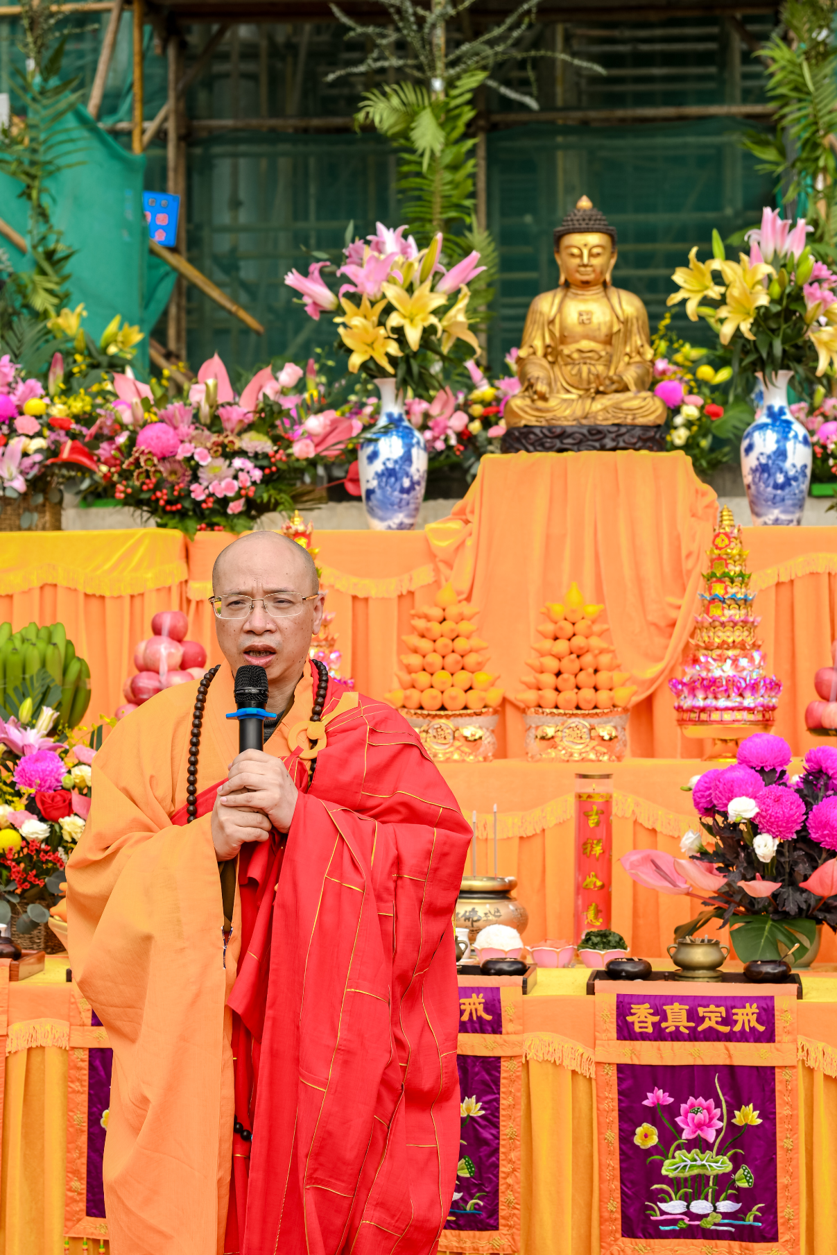 沩仰祖庭今朝重光！韶关东平山正觉禅寺举行大雄宝殿封顶庆典