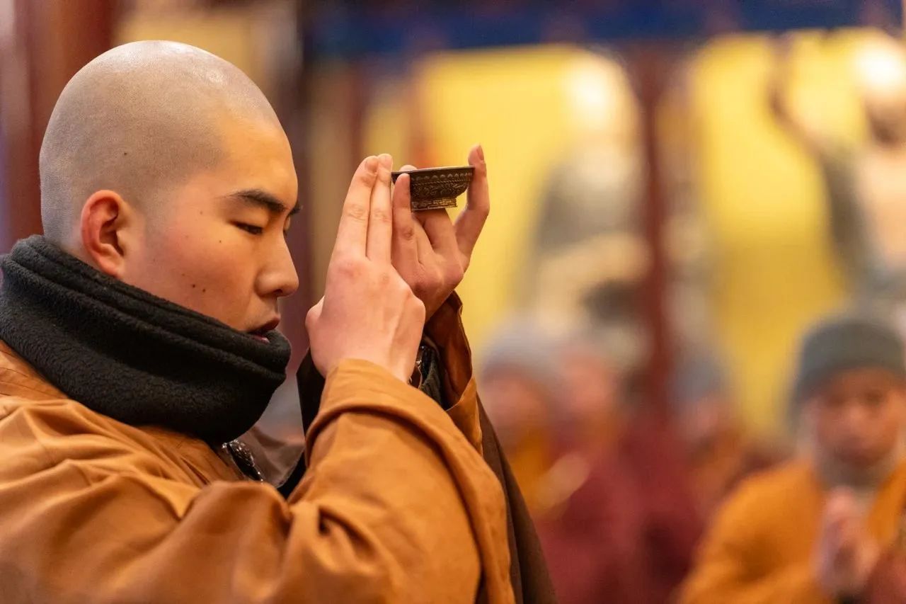 庐山东林寺为新余火灾事故罹难民众举行专场超荐法会