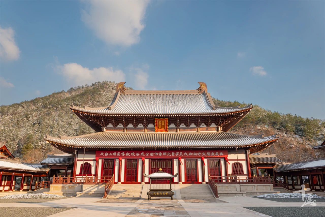 一位出家人的禅旅自述：雪落天台山，这一刻我像是候鸟找到了回家路