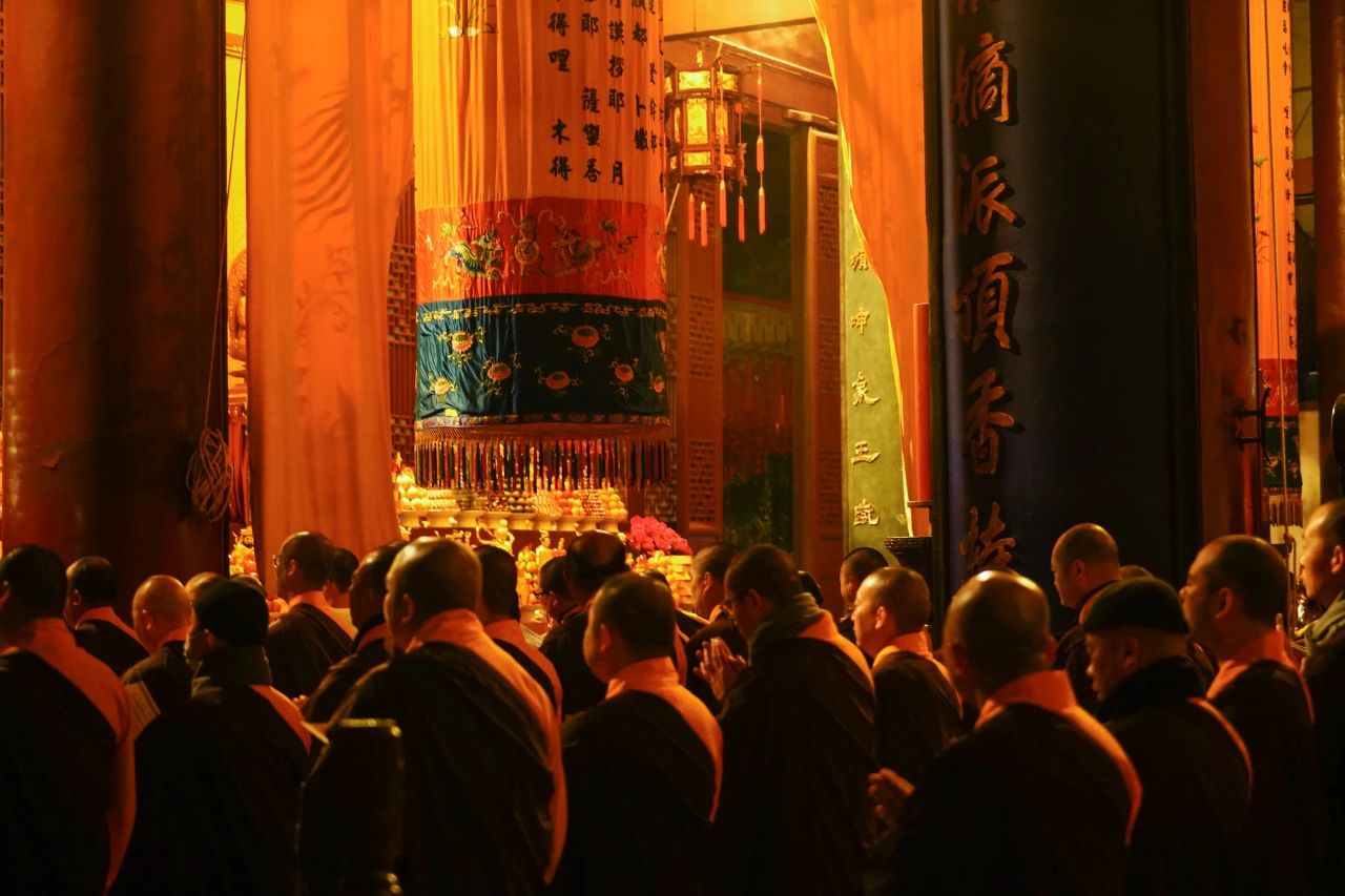 杭州灵隐寺举行甲辰新春供佛斋天法会 祈愿国土安宁 人民康乐​