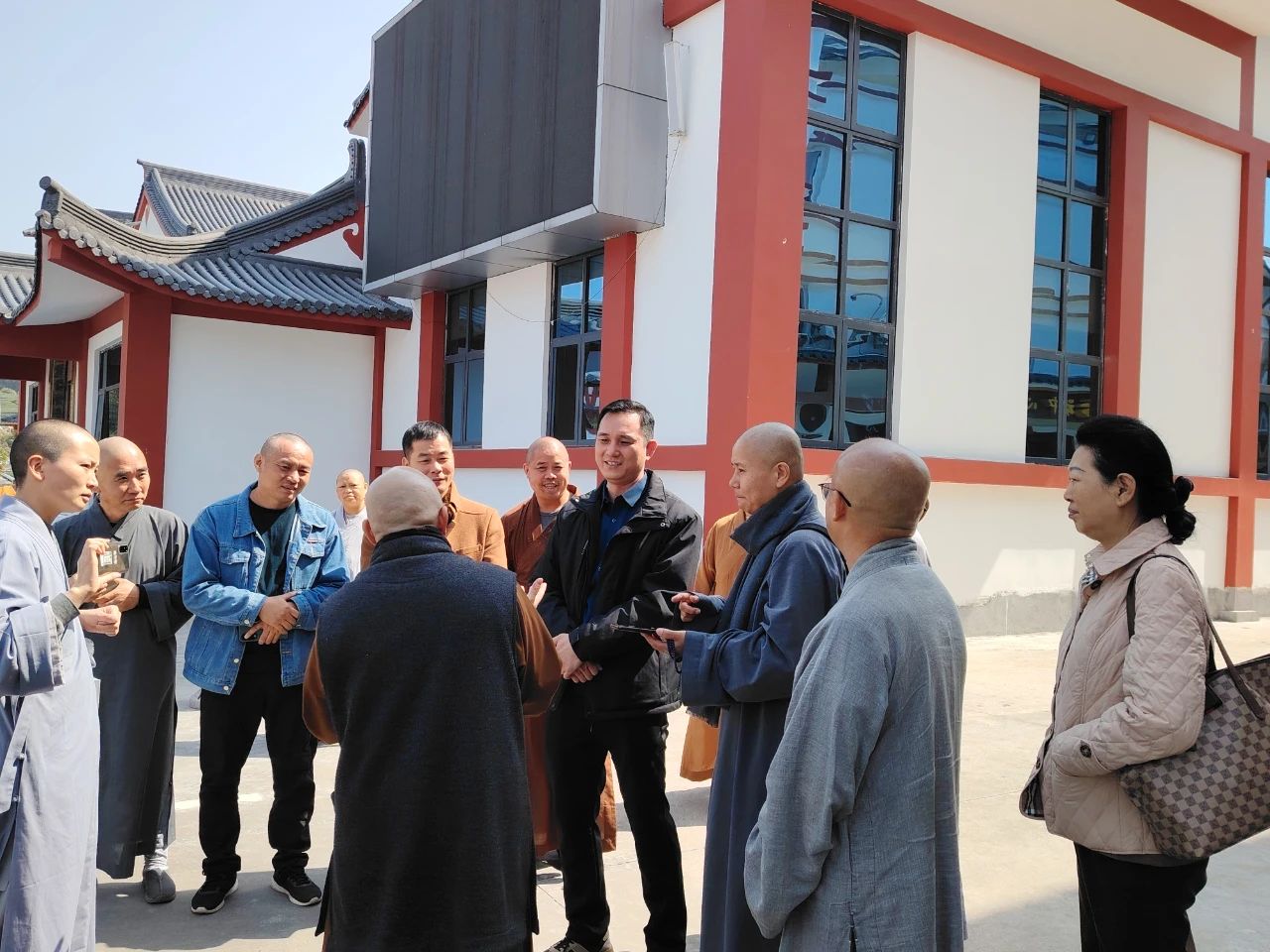 【资国时讯】海南省陵水县统战部王不切副部长一行莅临福鼎资国寺调研考察
