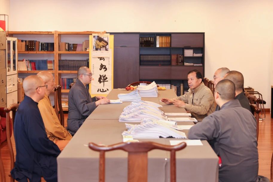 浙江省佛教协会一行赴嘉兴精严讲寺检查督导传戒工作