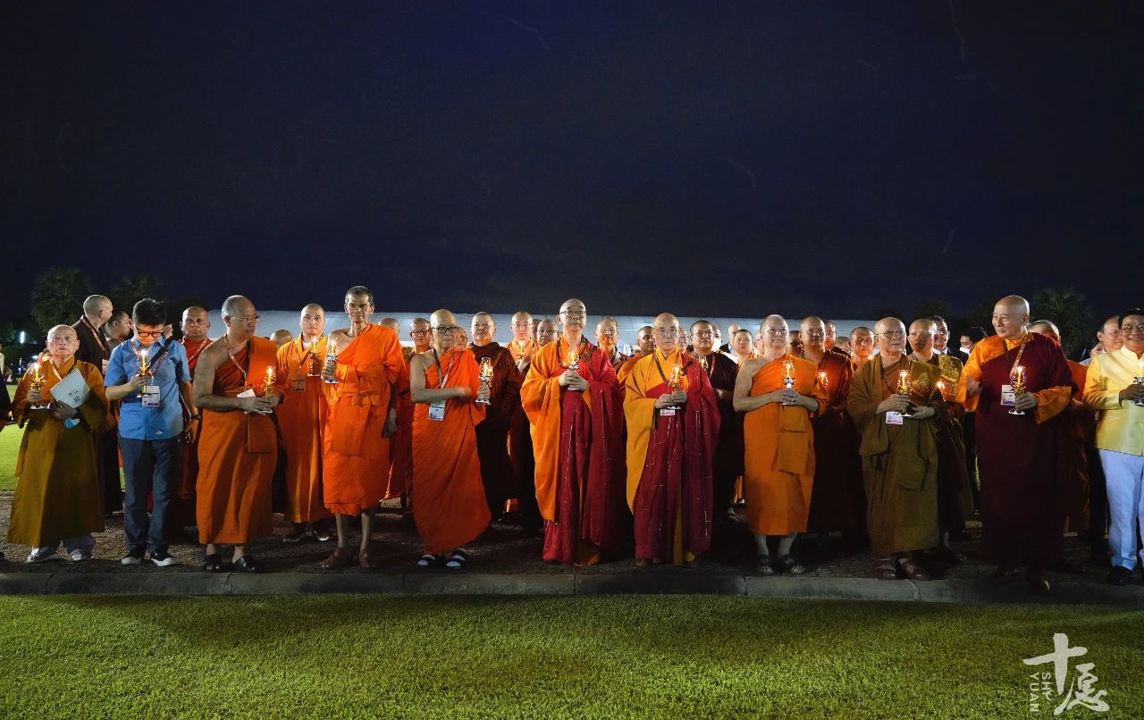 联合国卫塞节｜世界各地佛教长老为全球和平点灯祈福（多图）