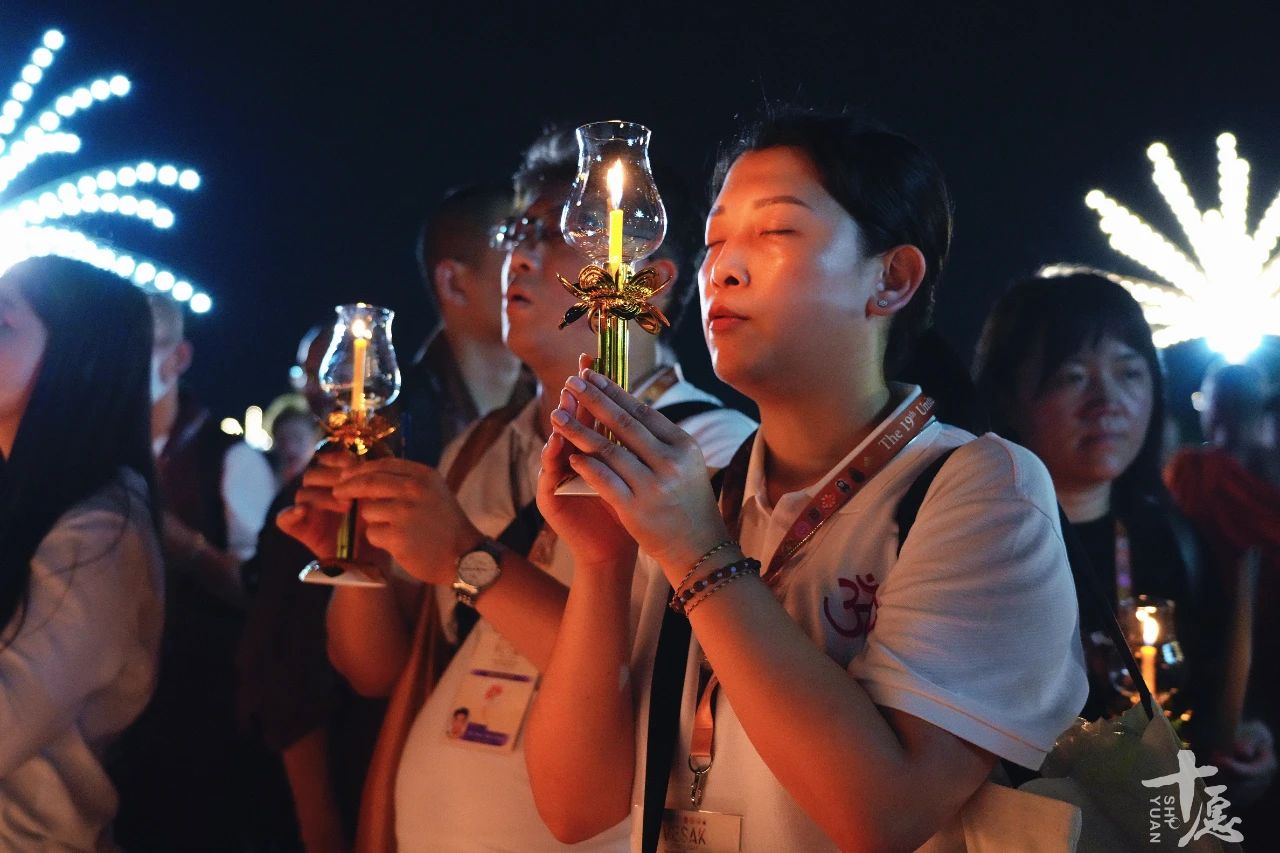 联合国卫塞节｜世界各地佛教长老为全球和平点灯祈福（多图）