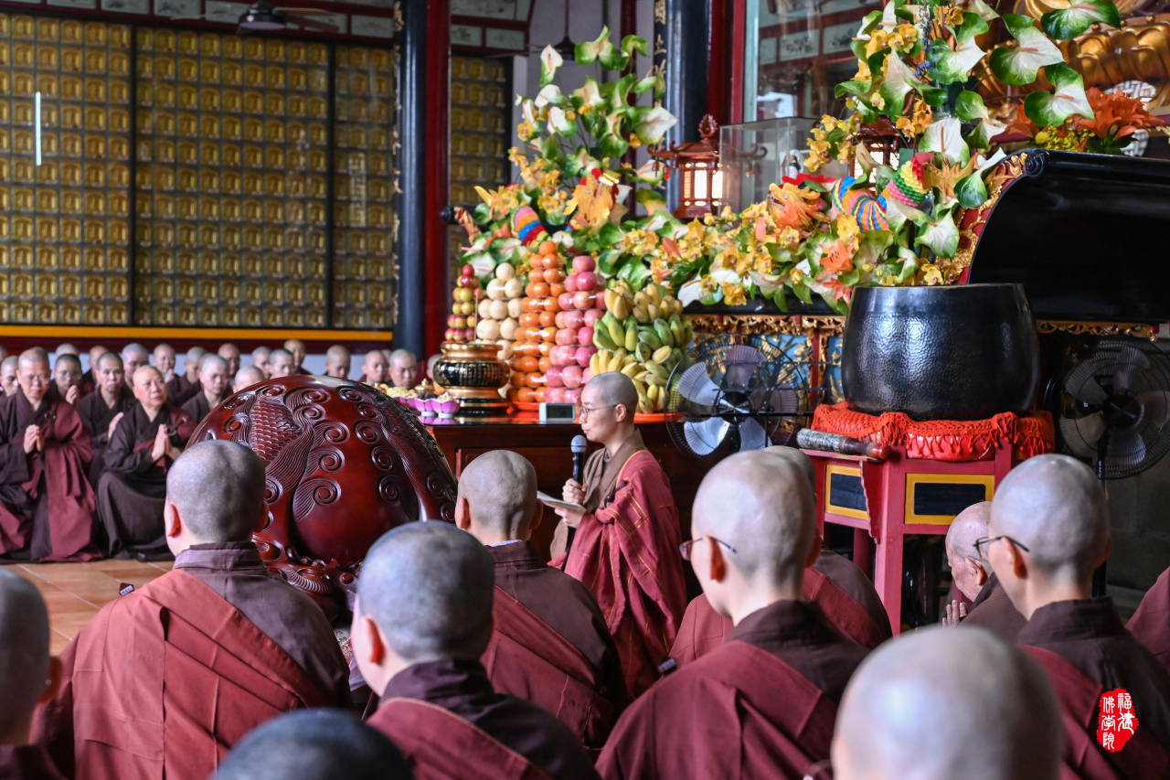 学院动态 | 福州象峰崇福寺举行2024年结夏安居受筹仪式