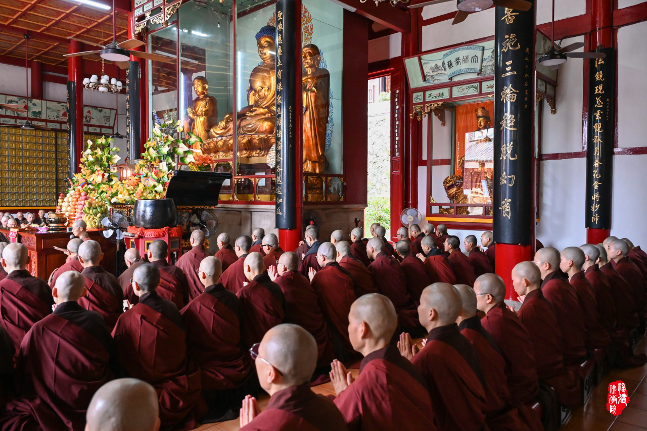 学院动态 | 福州象峰崇福寺举行2024年结夏安居受筹仪式