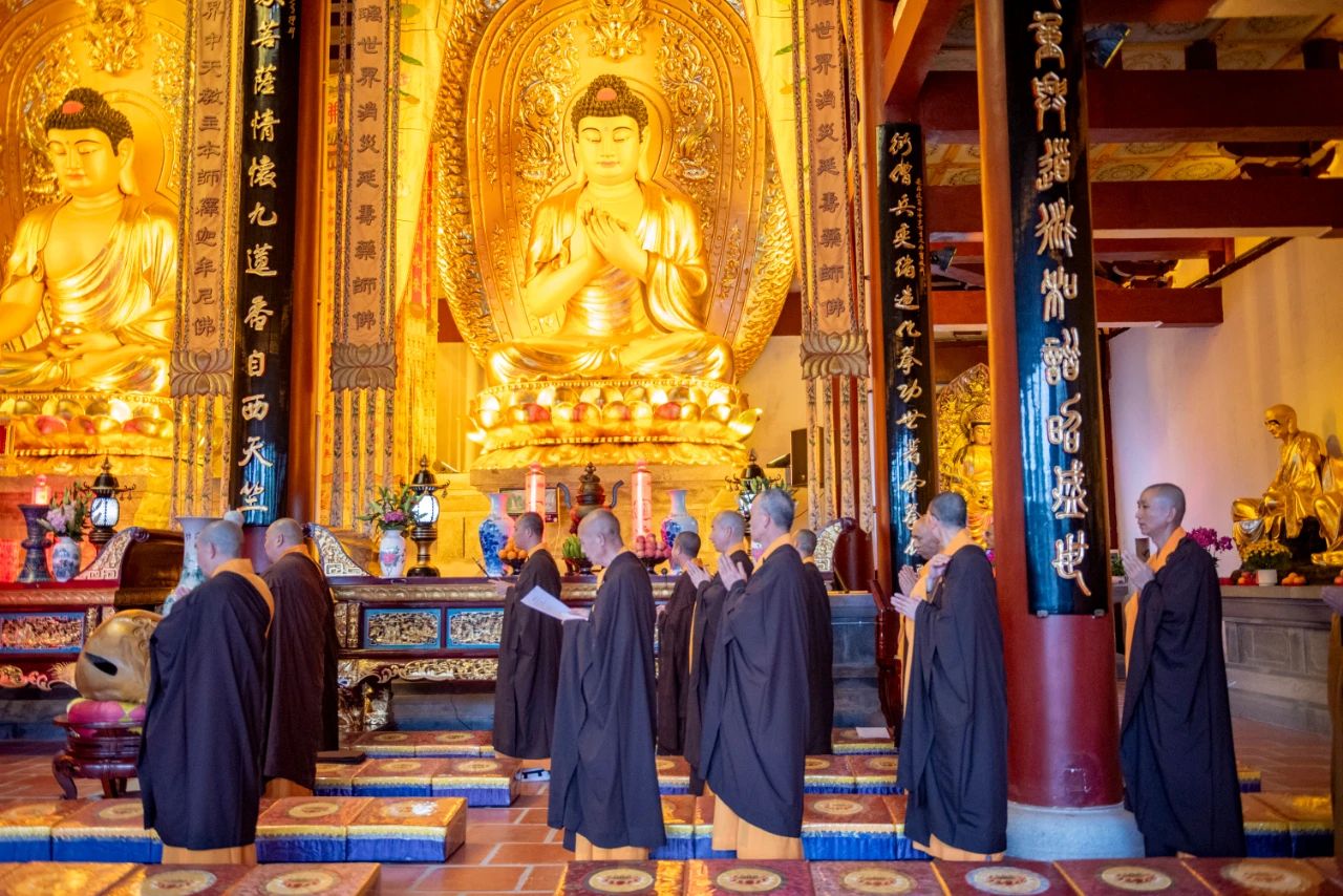 精进办道 | 莆田南少林寺举行结夏安居仪式