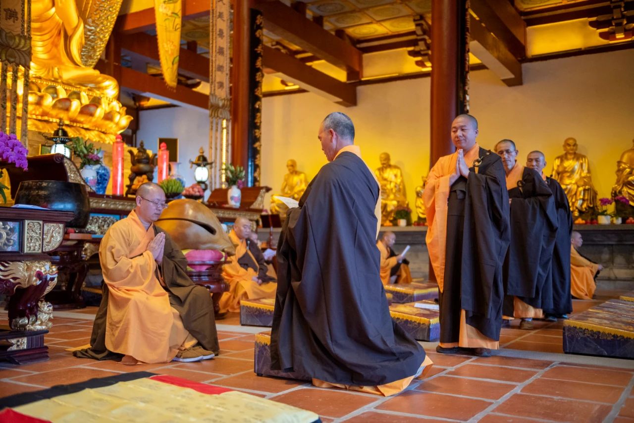 精进办道 | 莆田南少林寺举行结夏安居仪式