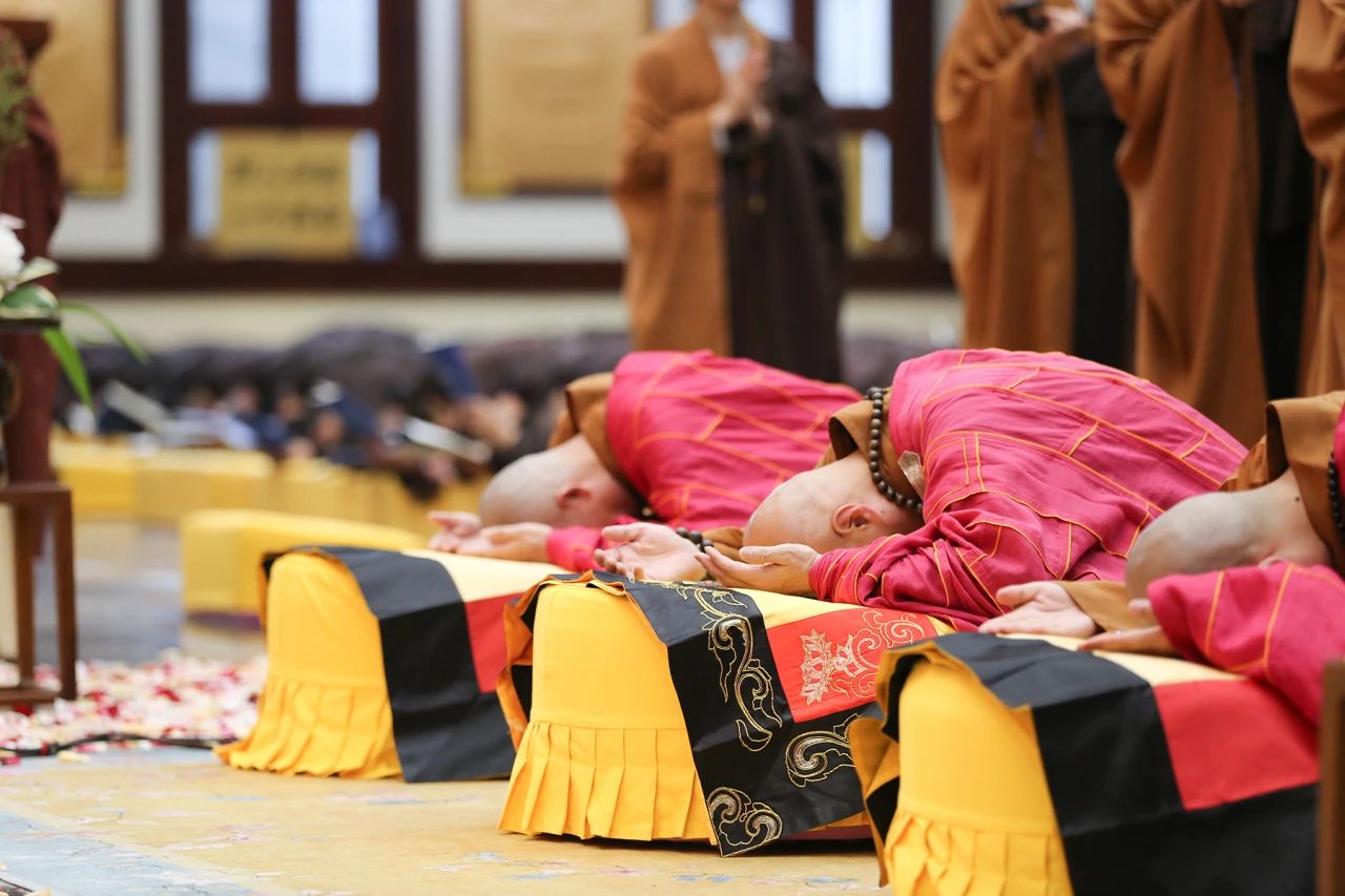 东林祖庭2024年春季菩萨戒正受日——今日得戒，当来成佛！