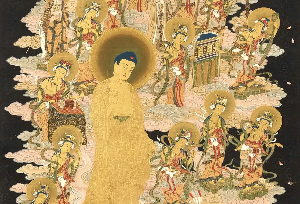一幅十分经典的净土佛画：西方圣众来迎图 | 新禅风