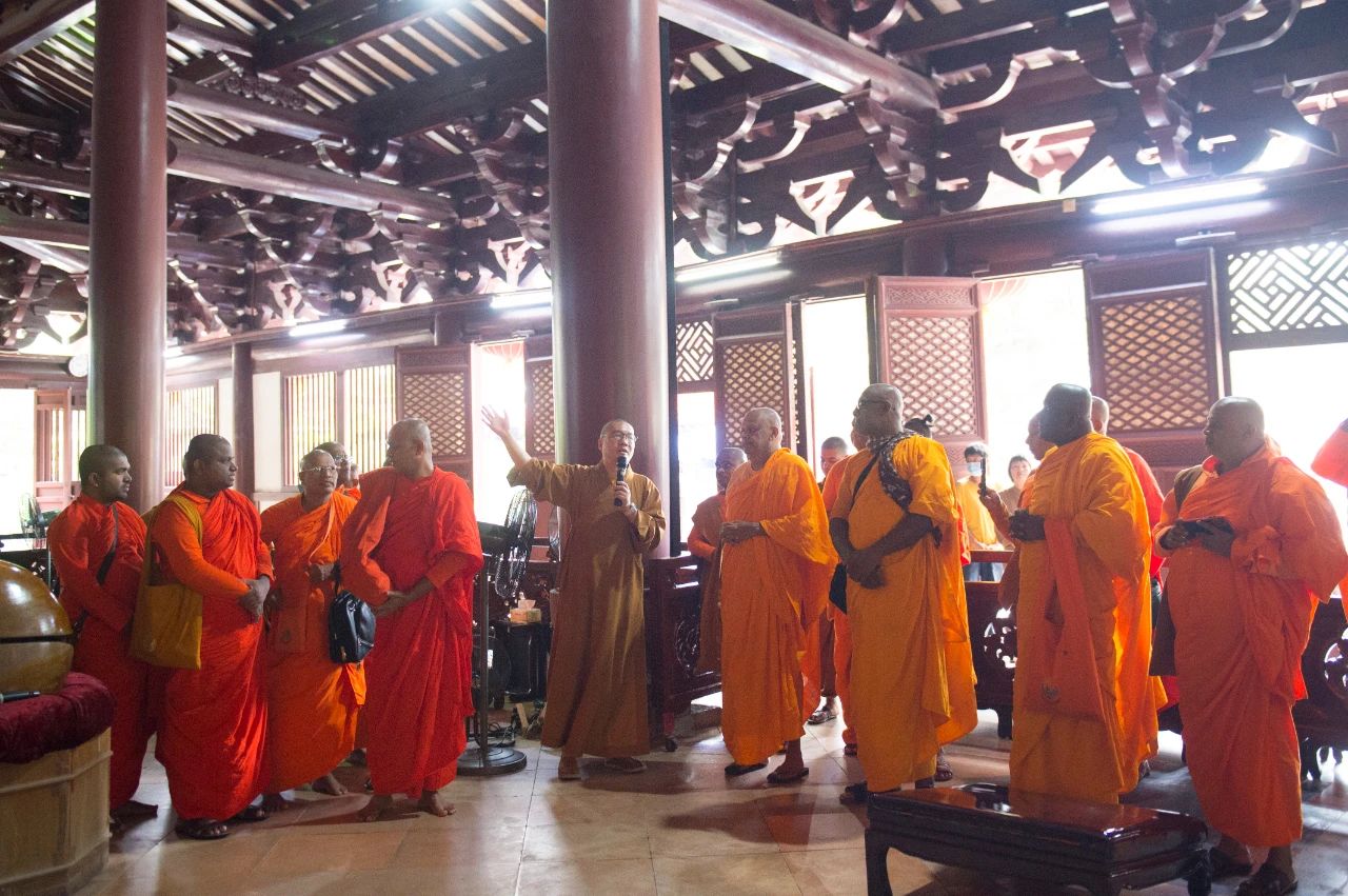2024斯里兰卡僧侣来粤参学访问启动仪式在广州光孝寺举行