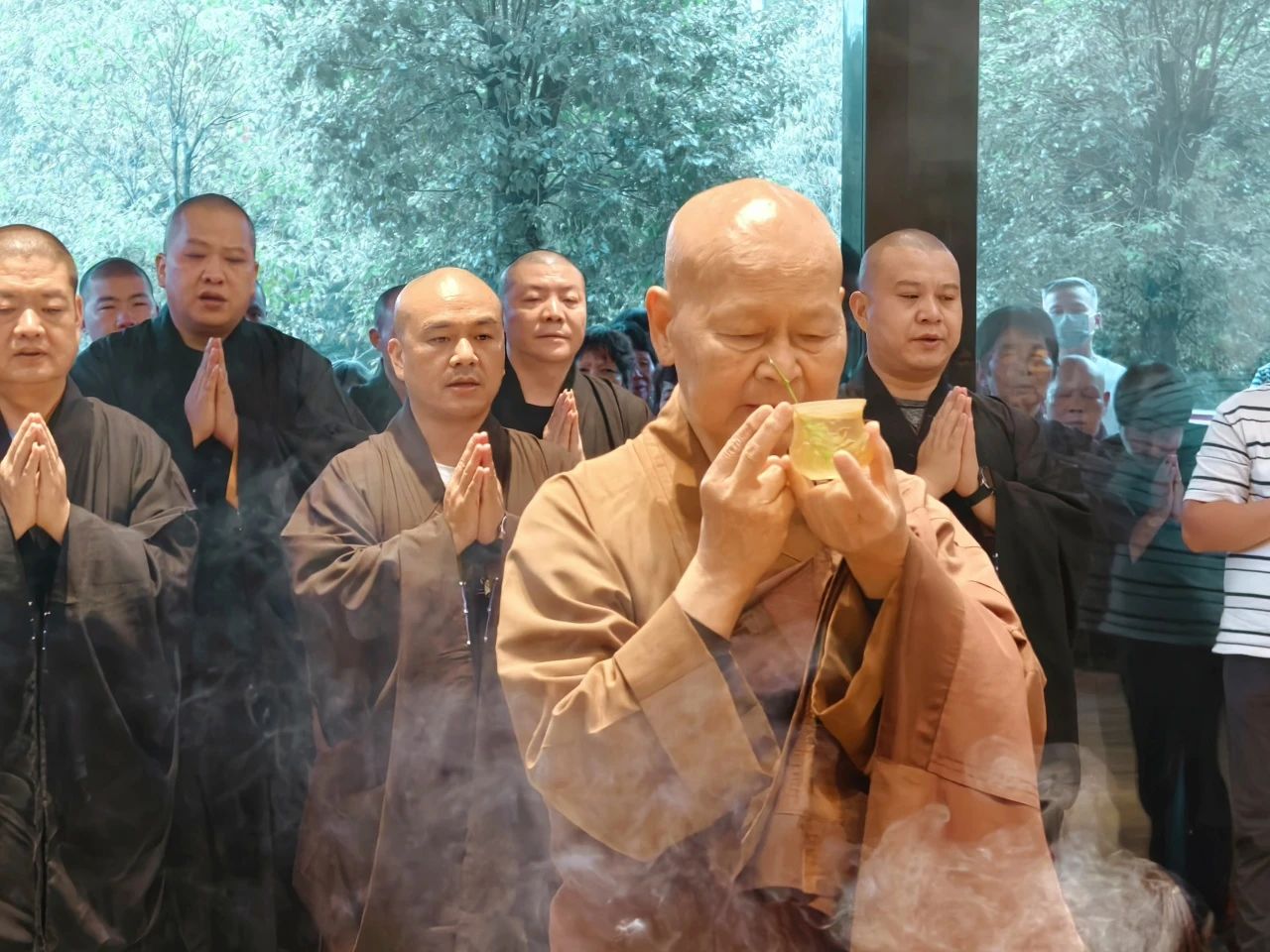 功德圆满，驾返莲邦——开说长老荼毗法会殊胜圆满