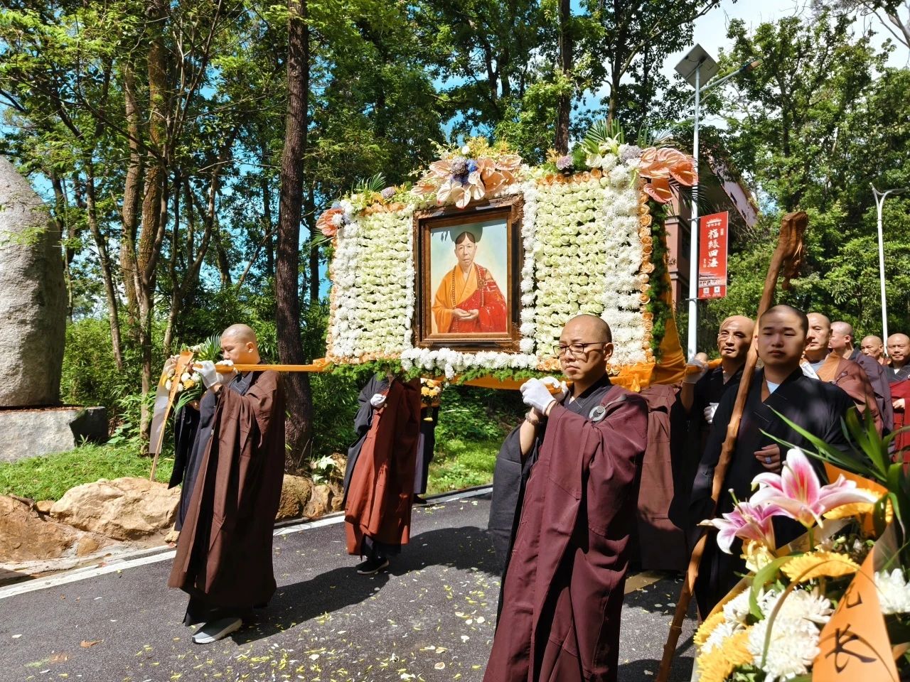 功德圆满，驾返莲邦——开说长老荼毗法会殊胜圆满
