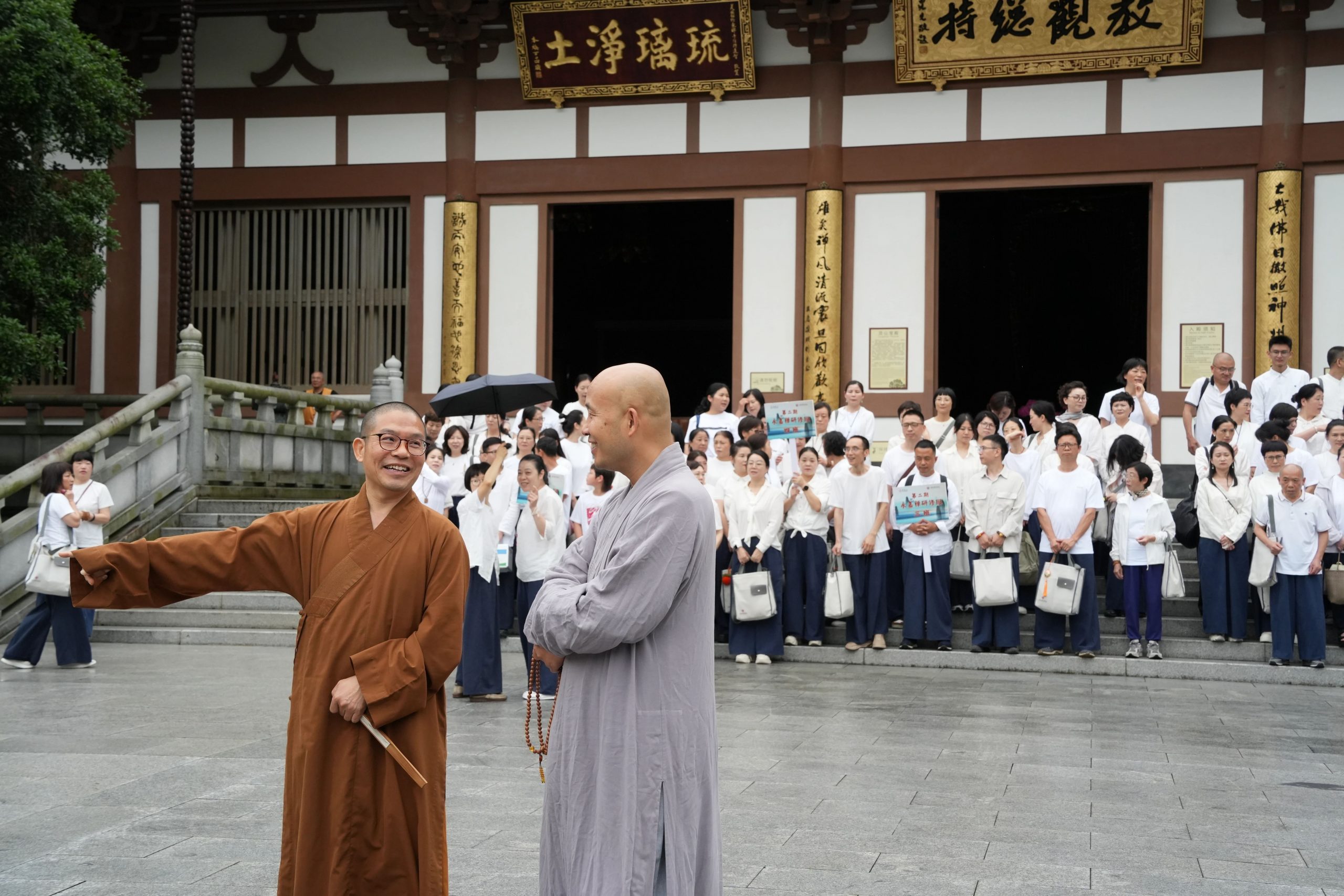 听闻经教 朝礼圣地 | 温州头陀寺永嘉大师文化中心永嘉禅研修班赴安福寺朝礼参学