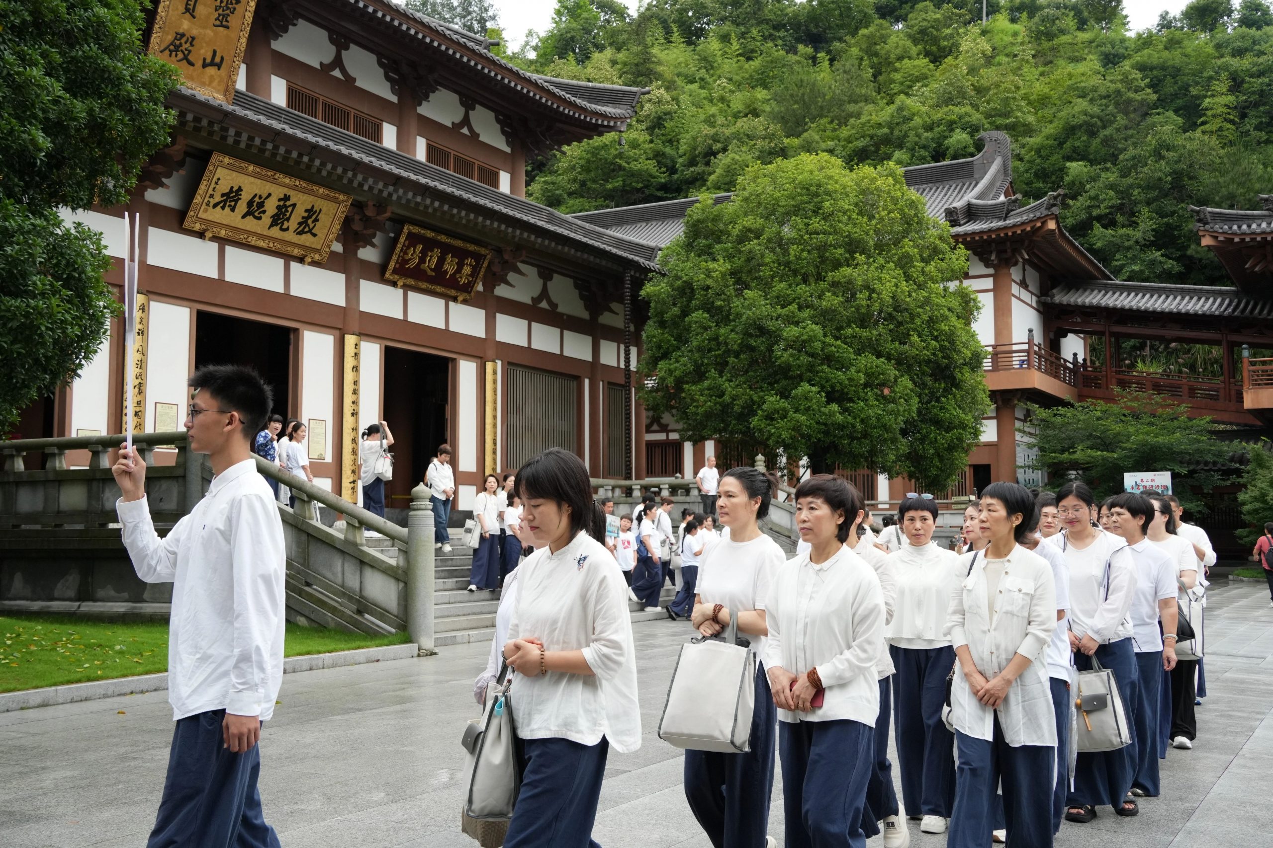 听闻经教 朝礼圣地 | 温州头陀寺永嘉大师文化中心永嘉禅研修班赴安福寺朝礼参学