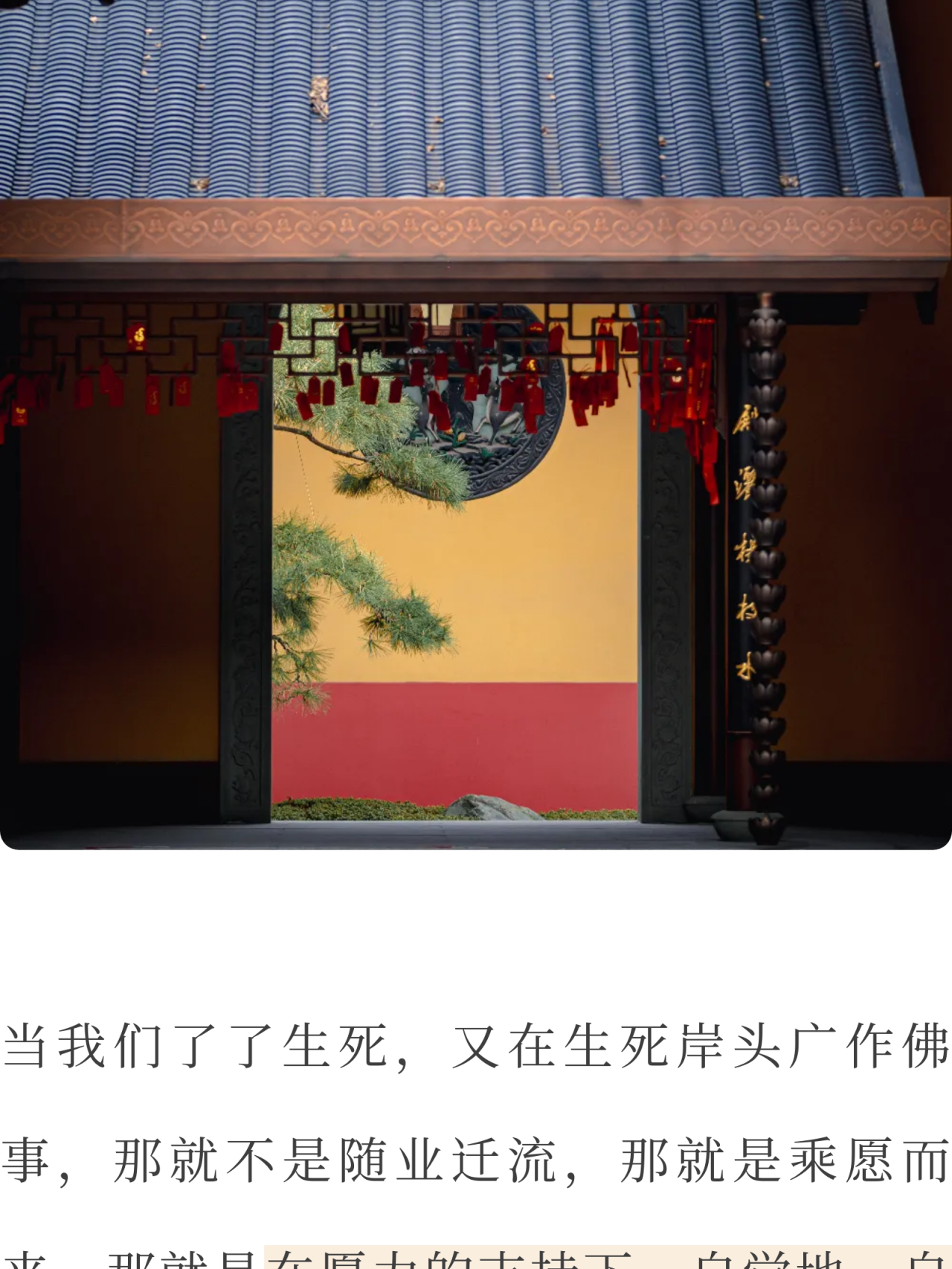 解决生死问题最积极稳妥的法门：明心见性