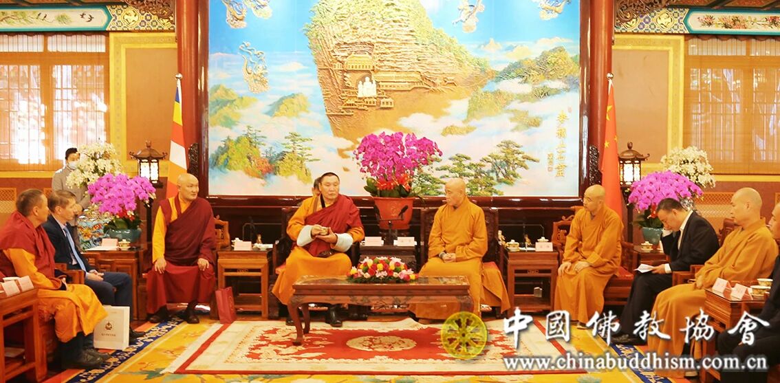 俄罗斯佛教代表团一行拜访中国佛教协会