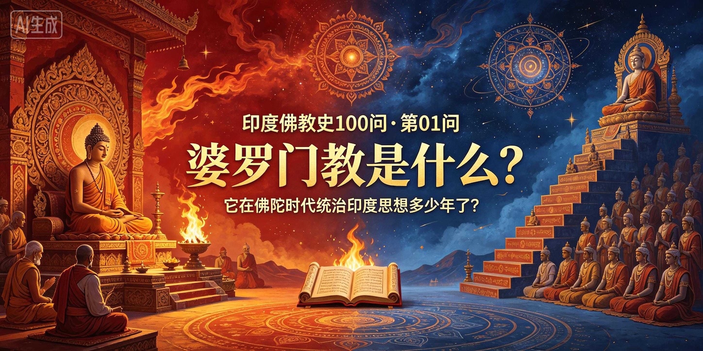 印度佛教史100问 · 第01问｜婆罗门教是什么？它在佛陀时代统治印度思想多少年了？