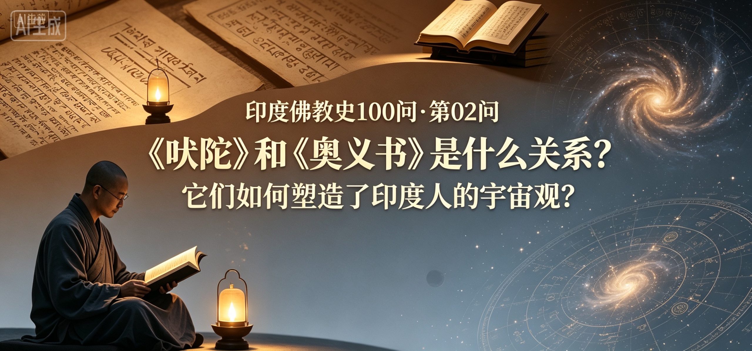 印度佛教史100问 · 第02问|《吠陀》和《奥义书》是什么关系？它们如何塑造了印度人的宇宙观？